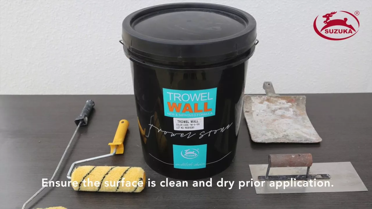Trowel Wall Application Method