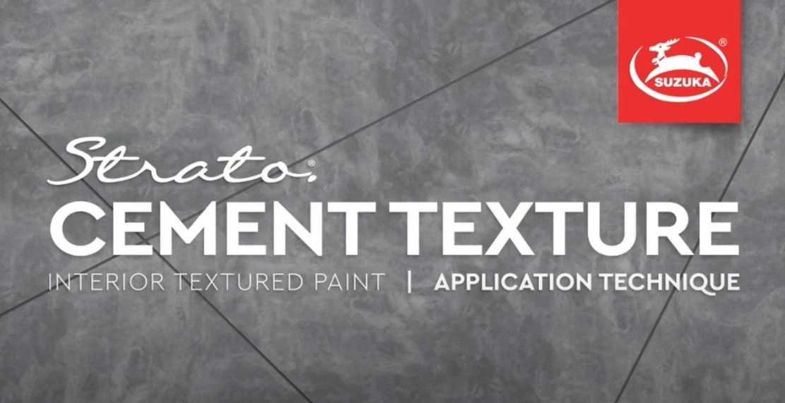 Strato® Cement Texture Paint [EXTENDED] Application Steps