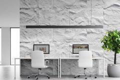 Open,Space,Office,Interior,With,Two,Desktops,Standing,On,Tables.